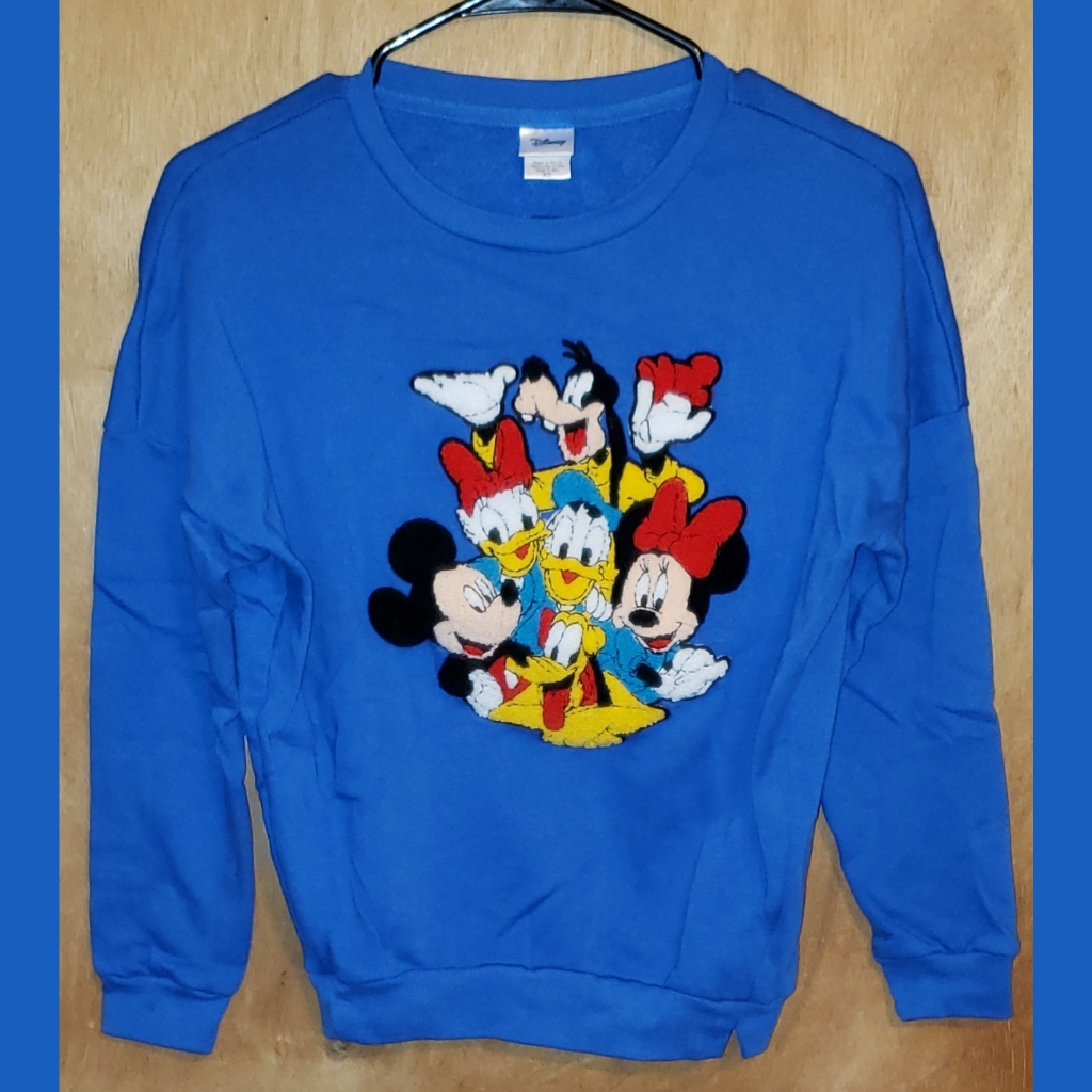 Nwot Disney Mickey & Friends Sweatshirt Size: Xs